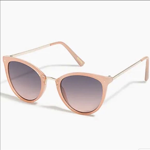 J Crew Mixed Media Blush Clay Mirrored Sunnies - Picture 4 of 4